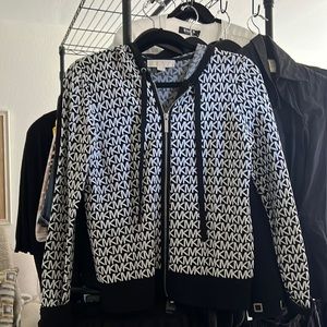MICHAEL KORS SIZE S HOODIE ZIP SWEATER / EXCELLENT CONDITION.